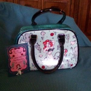 Limited Edition Miss Fluff Molly Mermaid Bowler handbag.